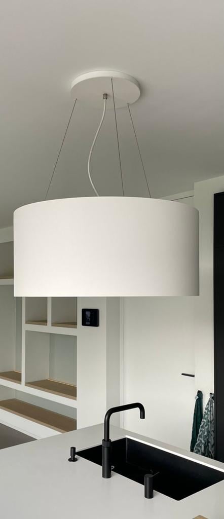 Wave afzuigkap/lamp, Wit, Zo goed als nieuw, Minder dan 100 cm, 25 tot 50 cm