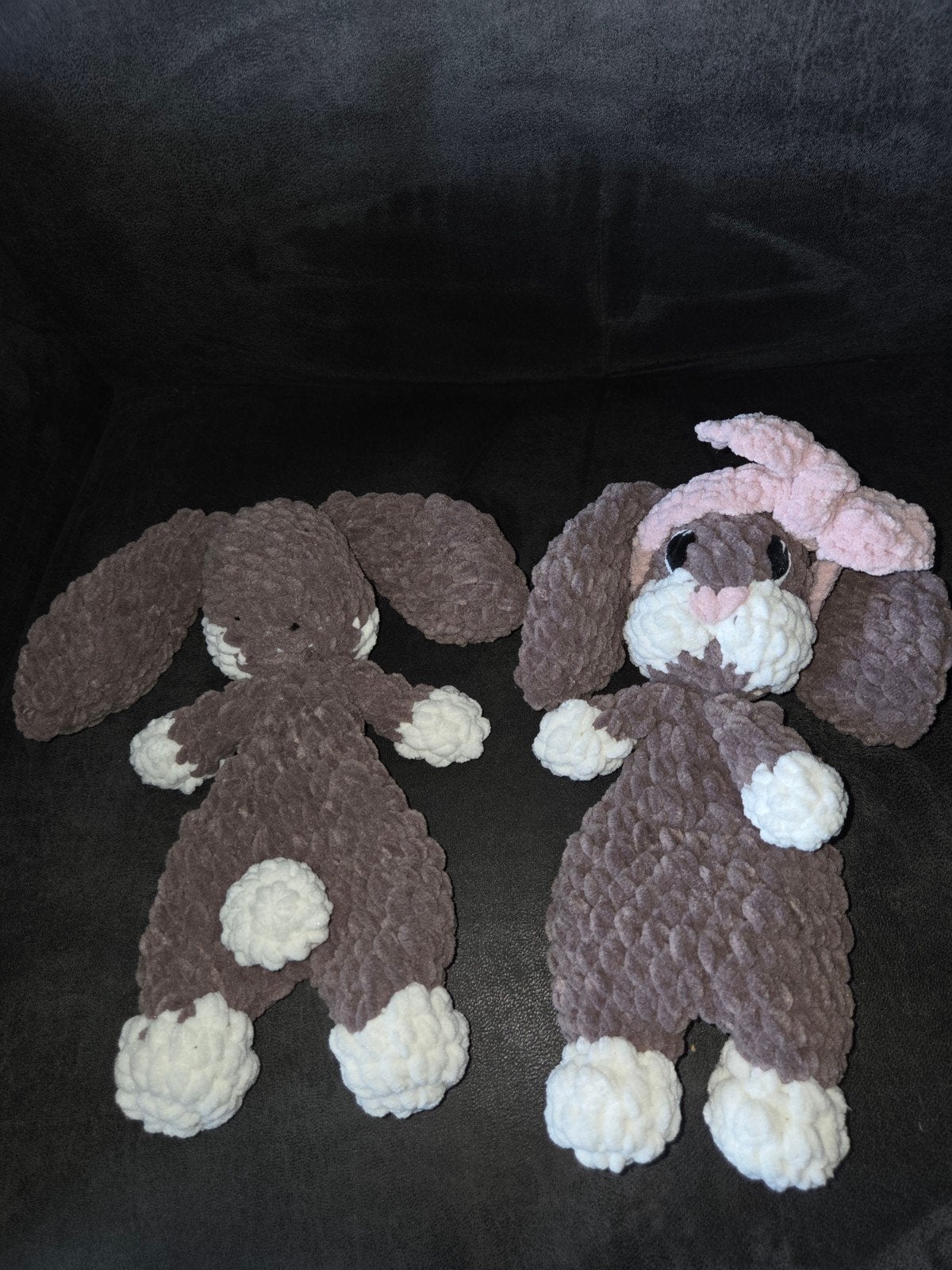 Handgemaakt konijn knuffel - zacht en uniek, Kinderen en Baby's, Overige merken, Ophalen of Verzenden, Bruin, Handgemaakt