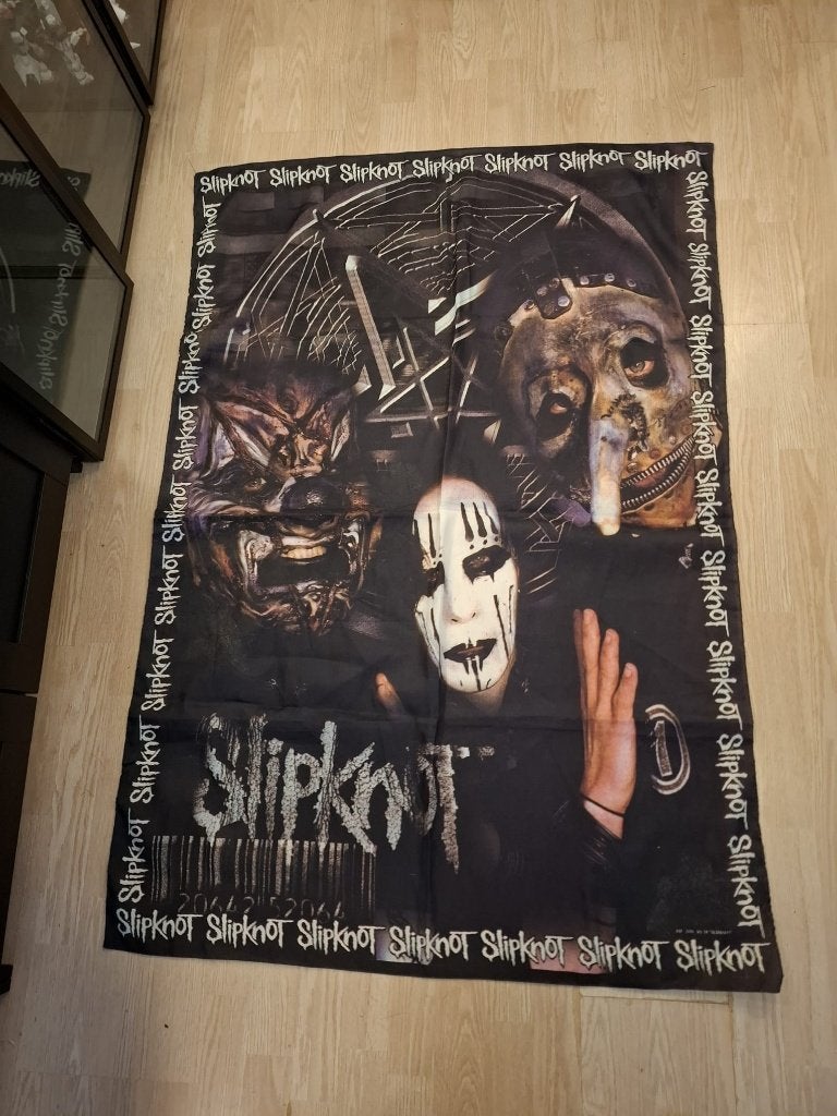 Slipknot vintage wallflag, Cd's en Dvd's, Cd's | Hardrock en Metal, Ophalen of Verzenden, Gebruikt, Overige typen