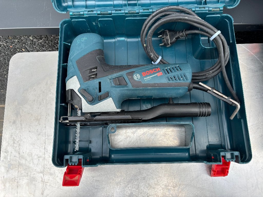 Bosch GST 90 E Decoupeerzaag in koffer 2 X, Bosch, Gebruikt, Contact@nl.bosch.com, Ophalen of Verzenden