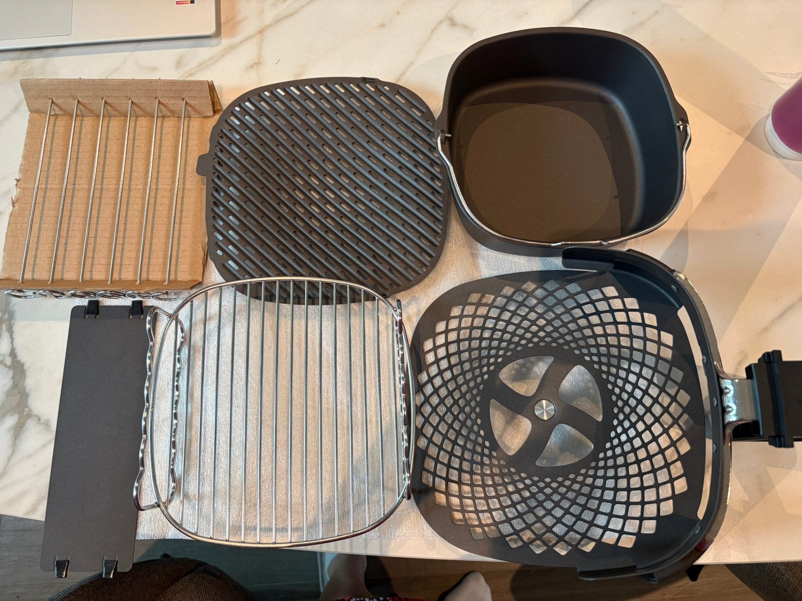 Philips Airfryer- pizza bakplaat, grill/baksets, Witgoed en Apparatuur, Airfryers, Ophalen of Verzenden, Nieuw, Airfryer XXL