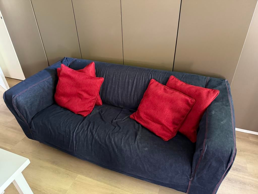 Bank klippan gratis afhalen, Ophalen, Zo goed als nieuw, Tweepersoons, 80 cm