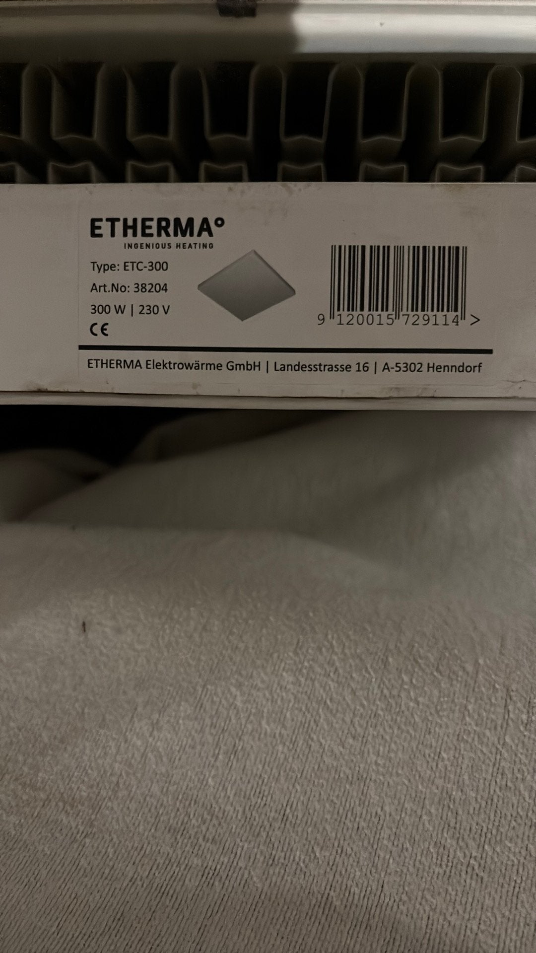 Infraroodpaneel ETHERMA, Doe-het-zelf en Verbouw, 30 tot 80 cm, Overige typen, Nieuw, Ophalen of Verzenden