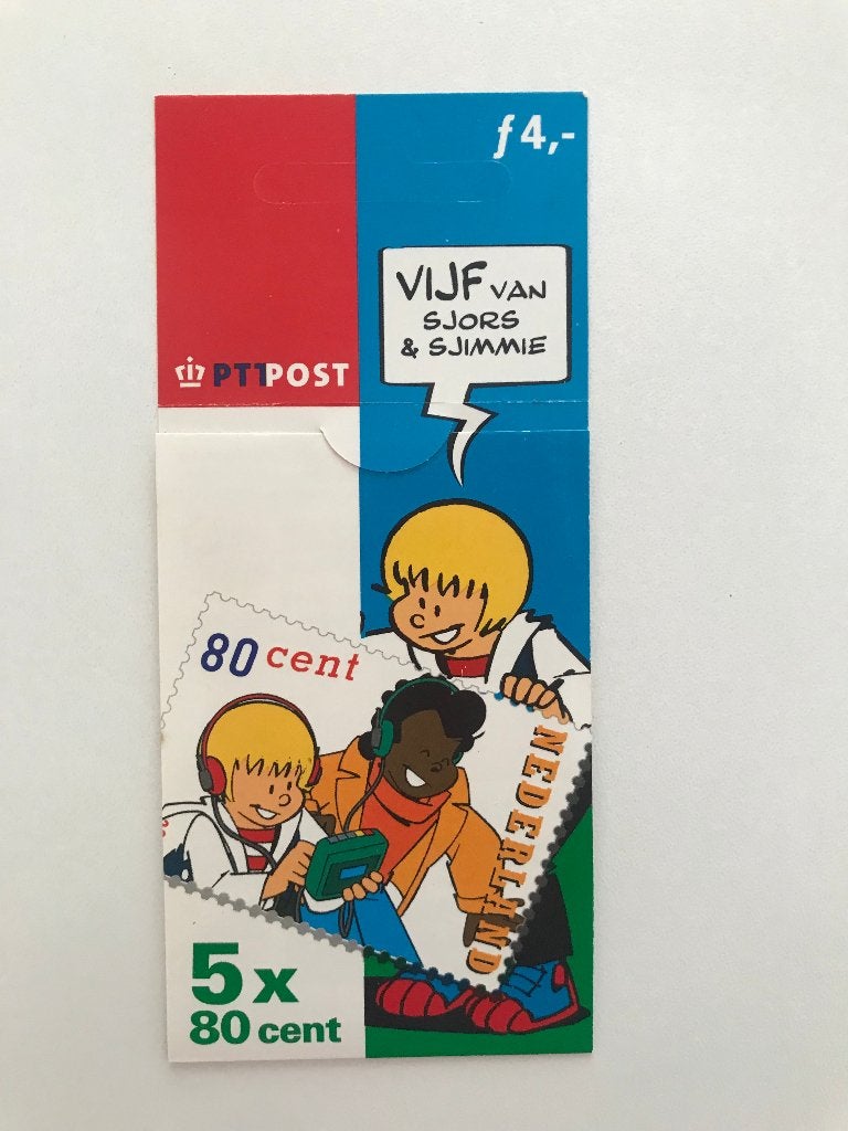 postzegelboekje Sjors en Sjimmie stripfiguren, Verzamelen, Verzenden, Overige figuren, Nieuw, Beeldje of Figuurtje