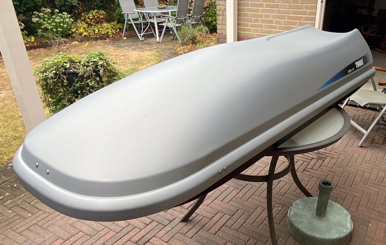 Te Koop Thule Alpine 700 Skibox / Bagagebox / Dakkoffer., Ophalen, Gebruikt