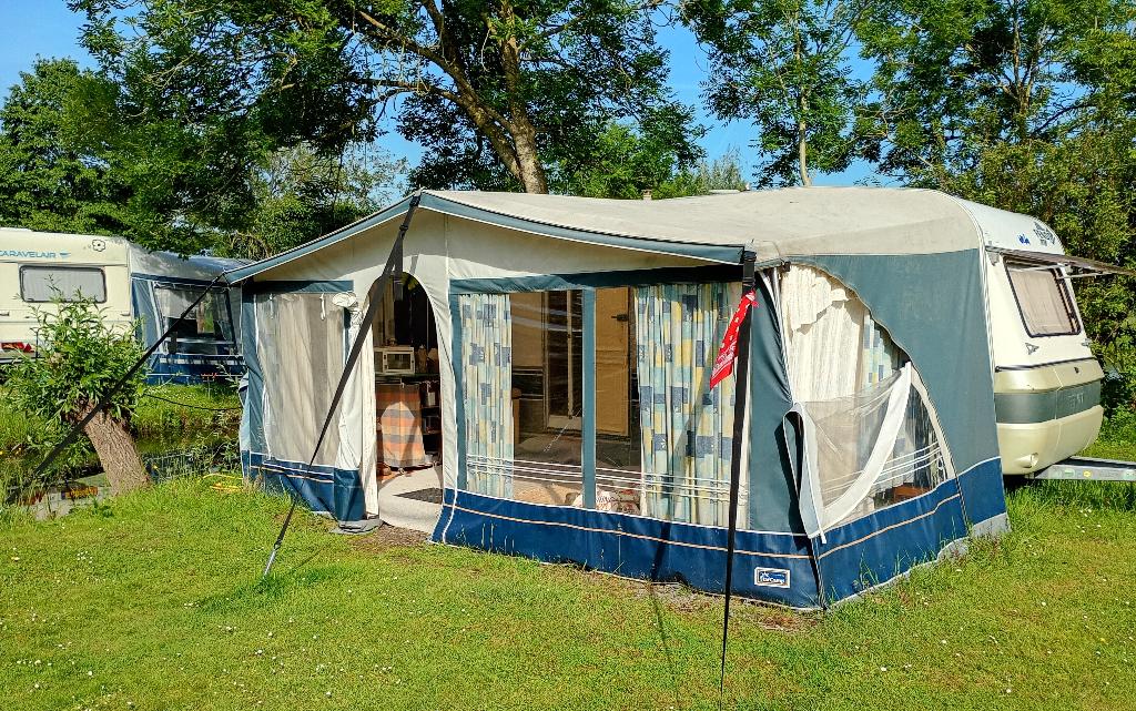 Voortent Dorema Toscane mt 11 900-925, Caravans en Kamperen, Ophalen, Gebruikt