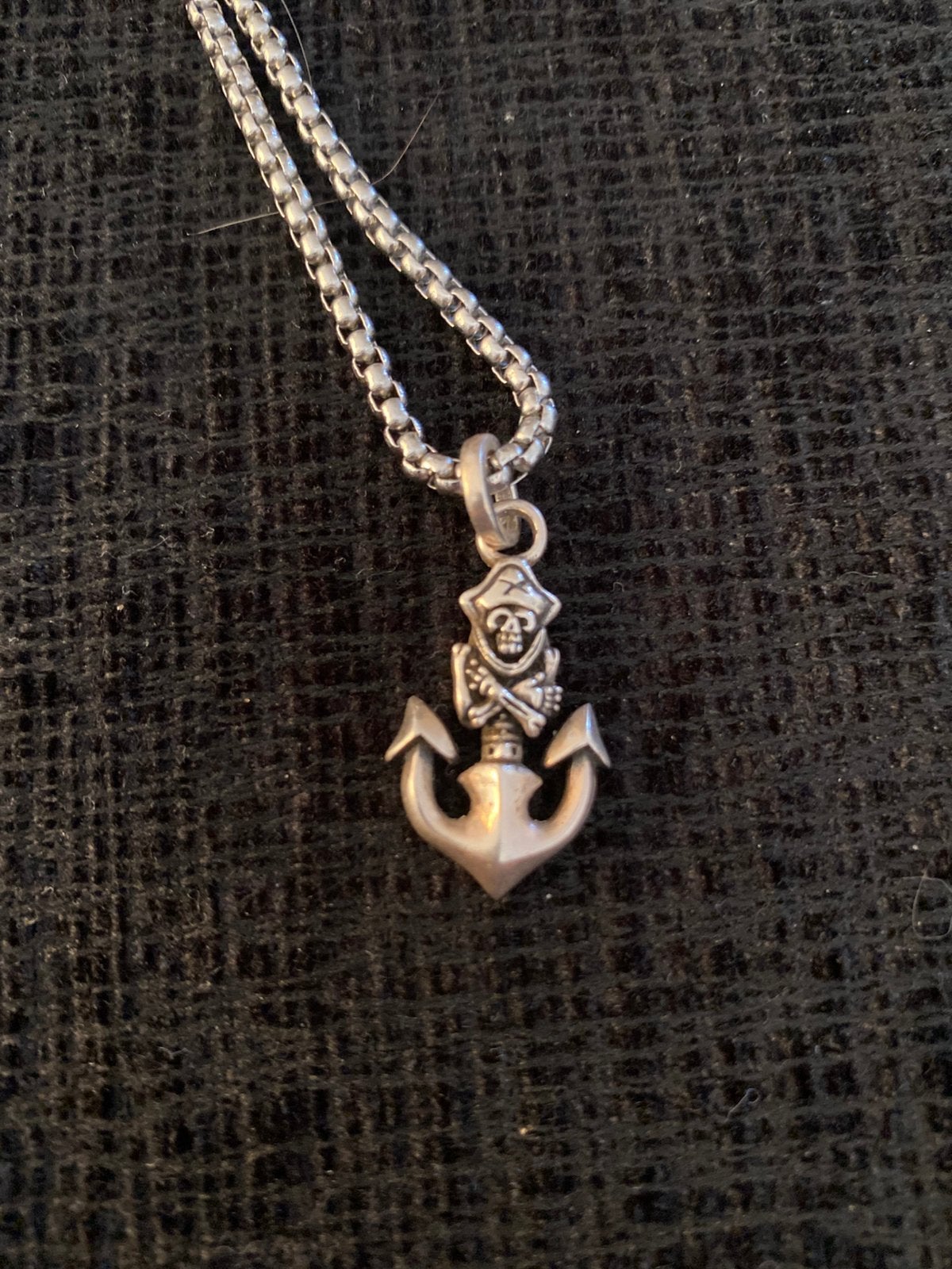 Anker hanger plus ketting, Ophalen of Verzenden, Nieuw, Zilver