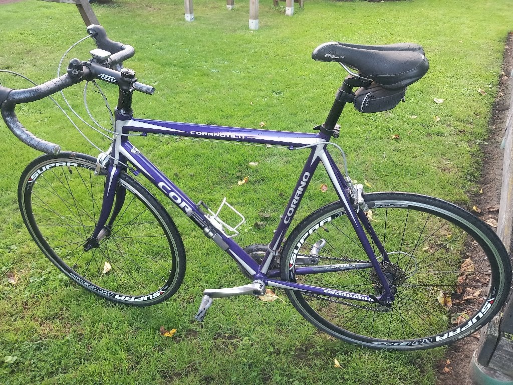 Racefiets Corano maat xl, Fietsen en Brommers, 28 inch, Velgrem, Aluminium, Zo goed als nieuw