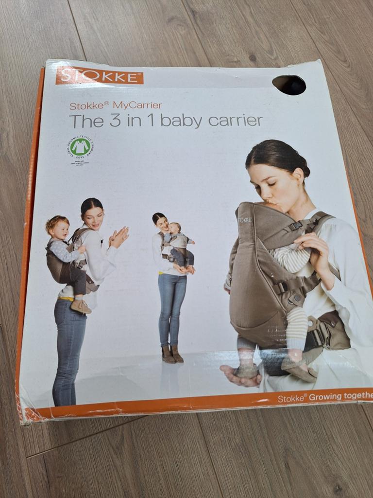 Stokke MyCarrier 3-in-1 draagzak - Donkerblauw, Kinderen en Baby's, Babydragers en Draagdoeken, Overige merken, Gebruikt, Ophalen of Verzenden