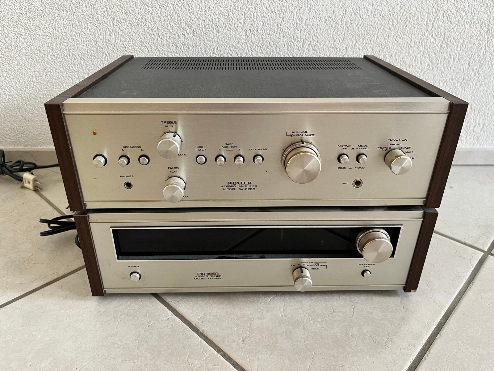 Pioneer SA-6200 Versterker en TX-6200 Tuner Set, Ophalen, Gebruikt, Pioneer