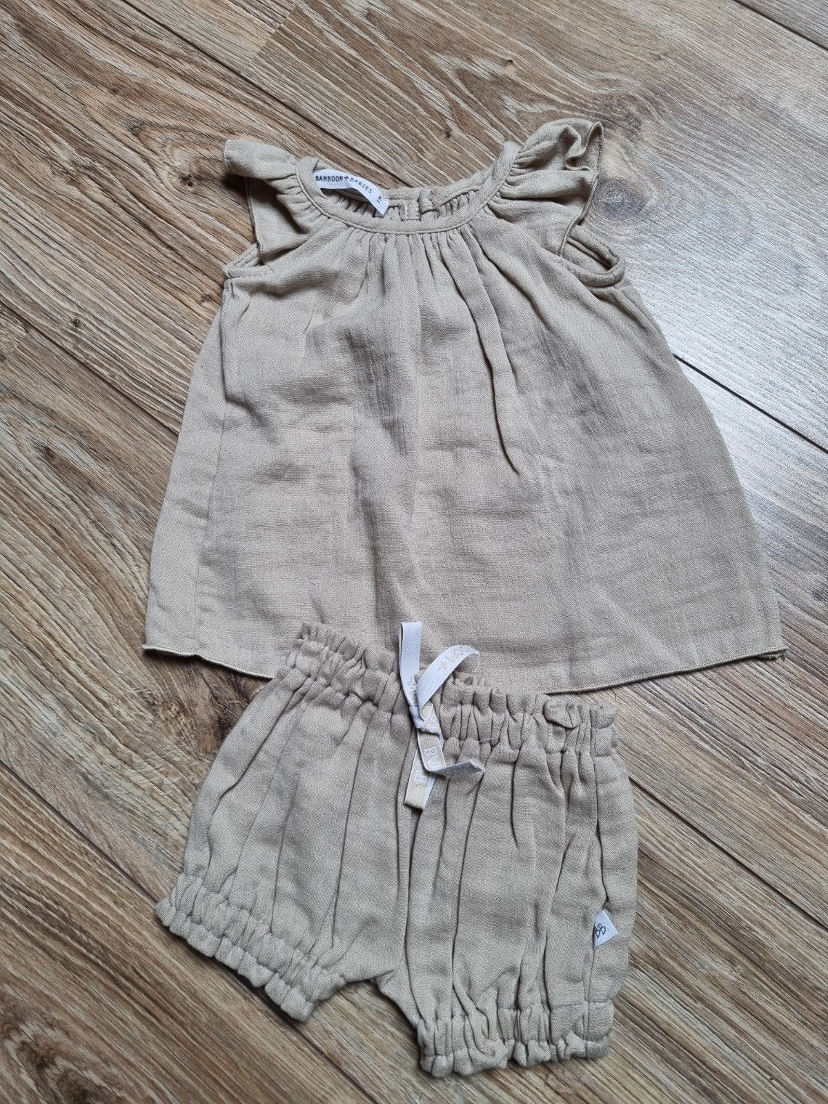 Bamboom zomersetje maatje 56 nieuw, Kinderen en Baby's, Bamboom, Meisje, Nieuw, Ophalen of Verzenden