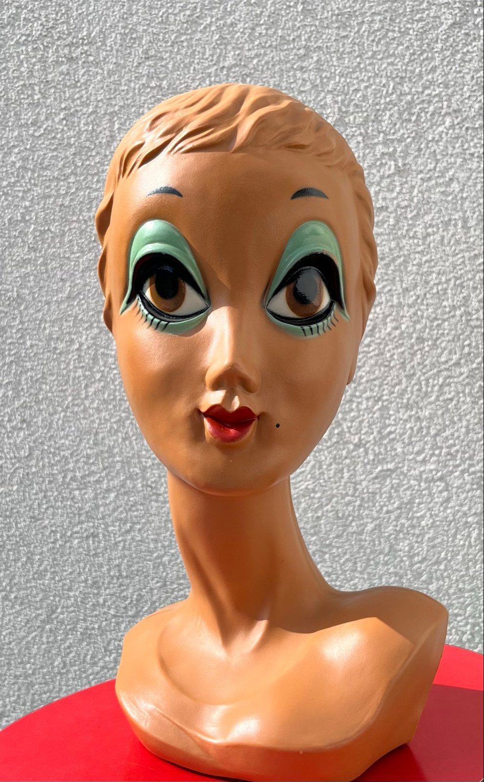 Twiggy Vintage Mannequin Hoofd - Jaren '60 Stijl, Antiek en Kunst, Ophalen of Verzenden