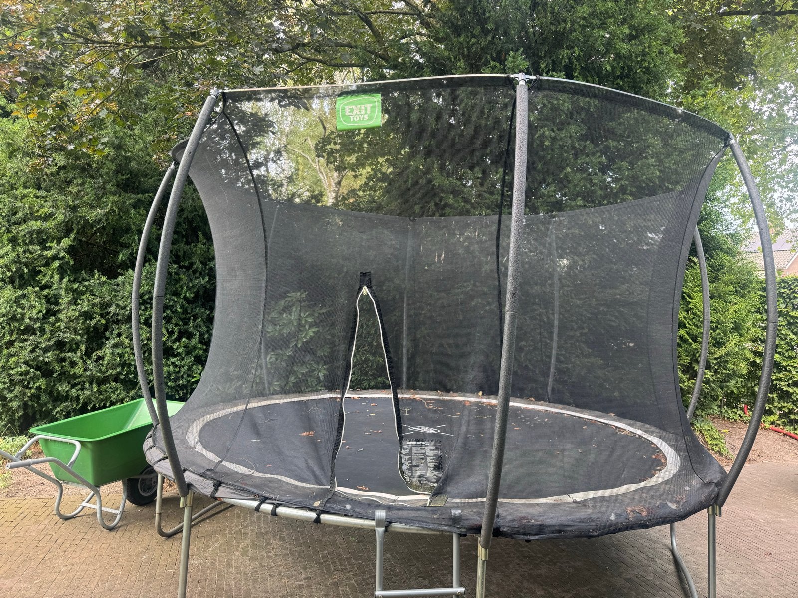 EXIT Toys Trampoline met Veiligheidsnet, Ophalen, Gebruikt