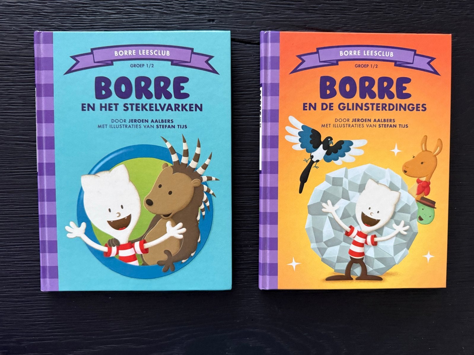 Borre Leesclub: Borre en het stekelvarken & de glinsteringes, Fictie algemeen, Jongen of Meisje, Ophalen of Verzenden, Zo goed als nieuw