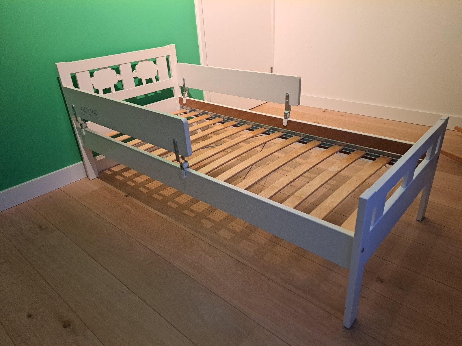 Kinderbed Kritter IKEA 70 × 160, Kinderen en Baby's, Ophalen, Gebruikt, 70 tot 85 cm, Lattenbodem