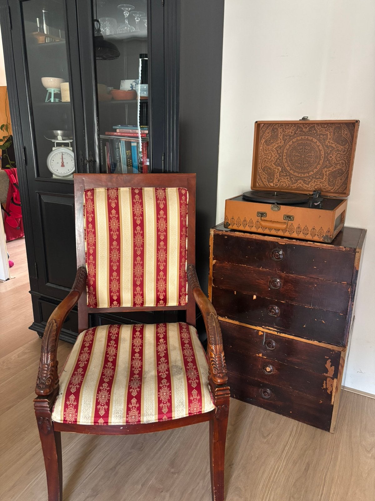Vintage stoel, Antiek en Kunst, Ophalen