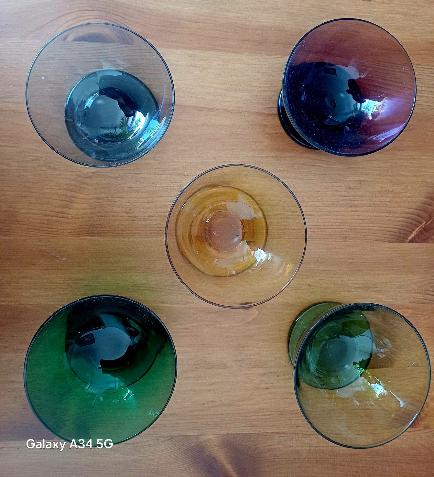 5x Vintage dessertkommen 'Carnaval' – Max Verboeket, Antiek en Kunst, Ophalen