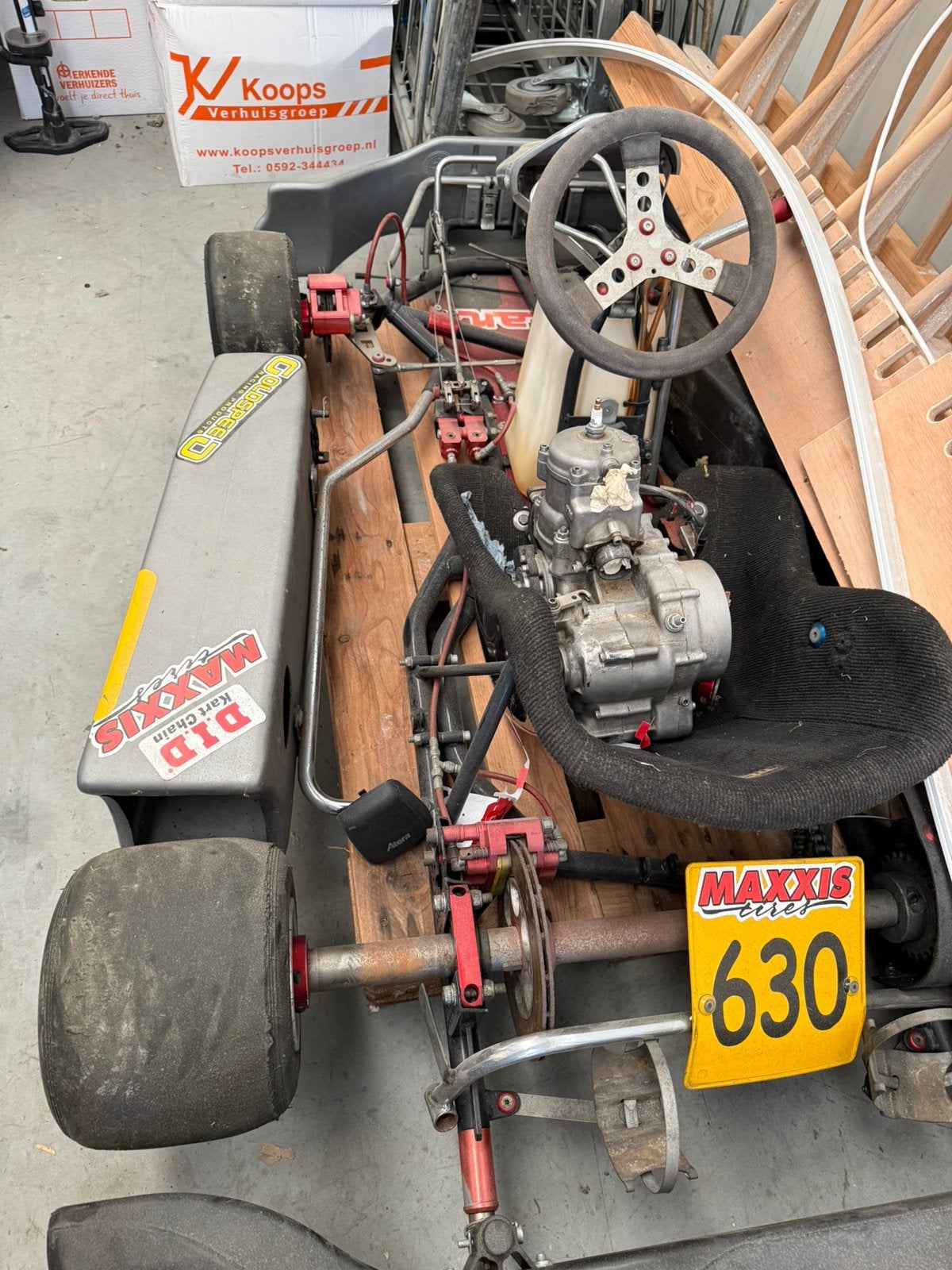 Complete racekart - met nieuwe motor, Ophalen of Verzenden