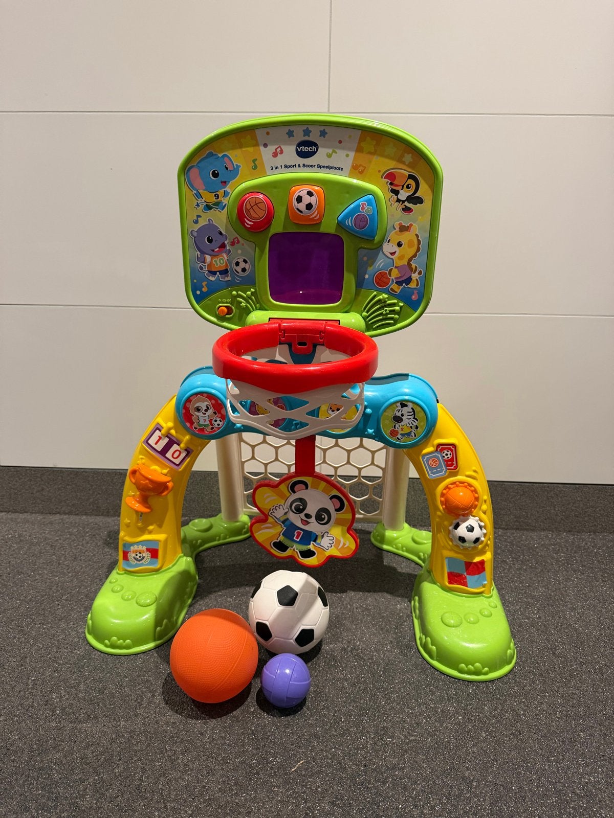 VTech 3-in-1 Sport & Scoor Speelplaats, Kinderen en Baby's, Speelgoed | Vtech, Ophalen of Verzenden, Zo goed als nieuw