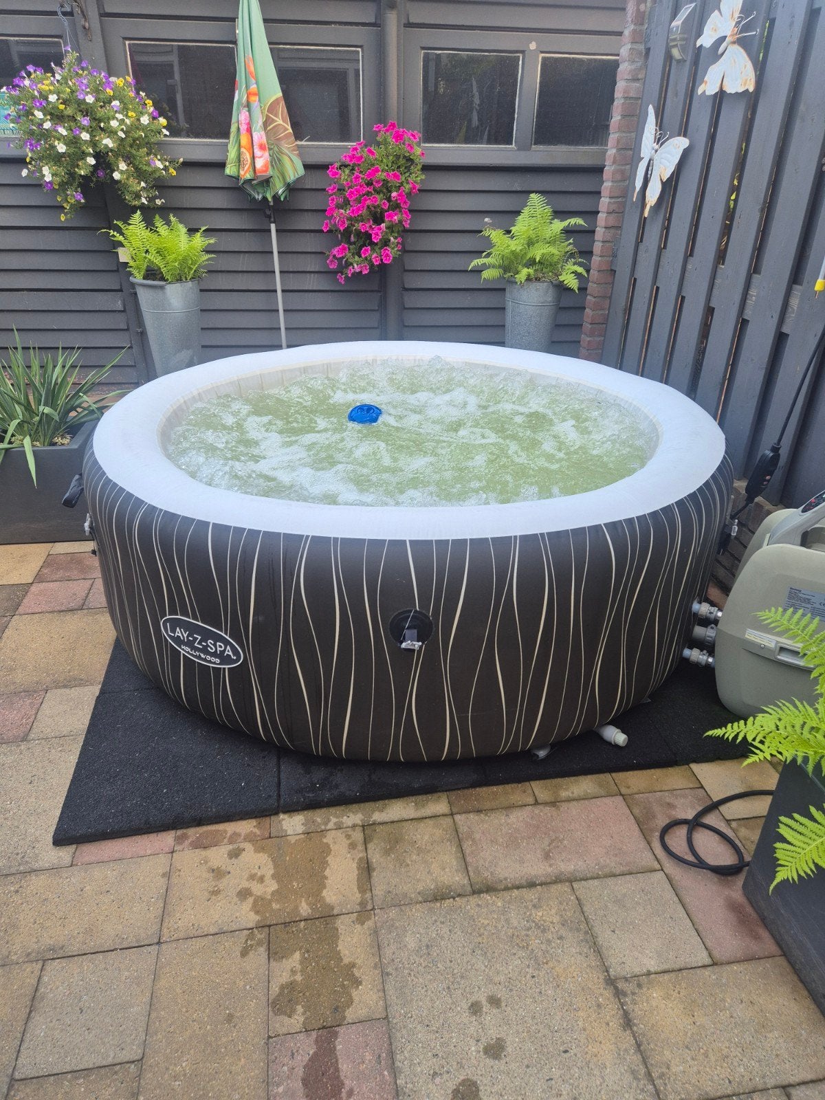 Lay-Z-Spa Hollywood Bestway Jacuzzi -Compleet en Nette Staat, Ophalen, Gebruikt, Minder dan 80 cm, Opblaaszwembad