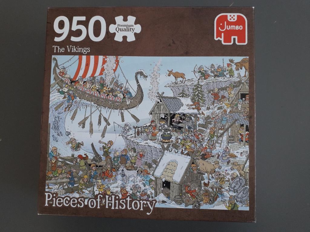 The Vikings legpuzzel Rob Derks 950 st., Ophalen of Verzenden, 500 t/m 1500 stukjes, Gebruikt, Legpuzzel