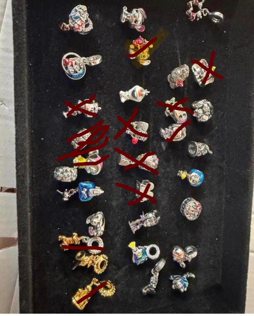 Pandora Disney, Sieraden, Tassen en Uiterlijk, Bedels, Overige merken, Overige materialen, Gebruikt, Verzenden