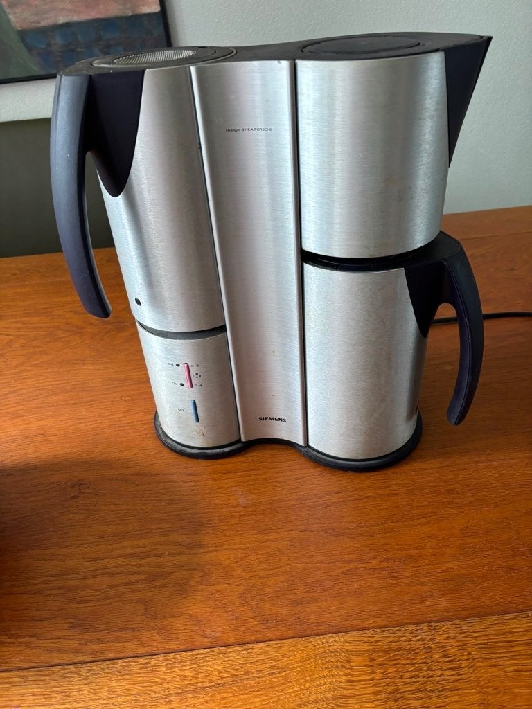 Koffiezetapparaat Siemens Porsche, Ophalen, Afneembaar waterreservoir, Gebruikt, 10 kopjes of meer