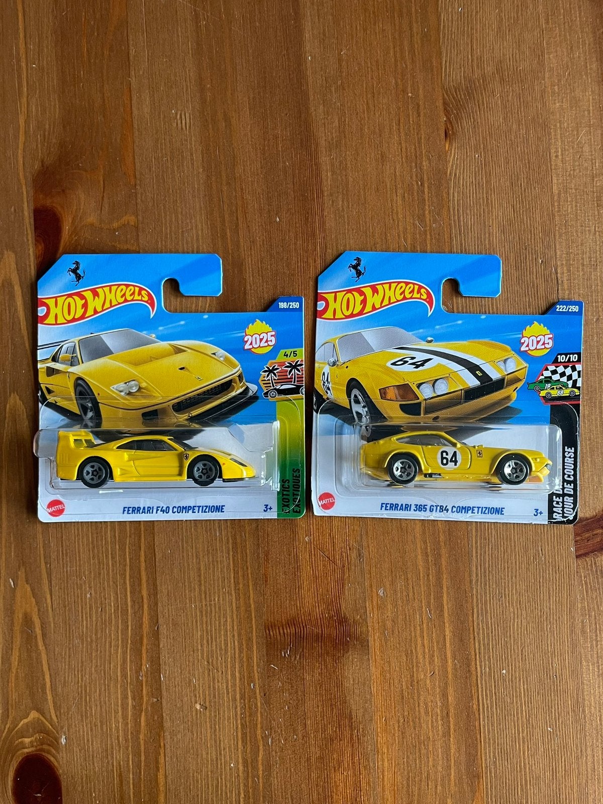 Hot Wheels Mainline Ferrari F40 & 365 GTB4 Competizione Set, Ophalen of Verzenden, Nieuw, Auto