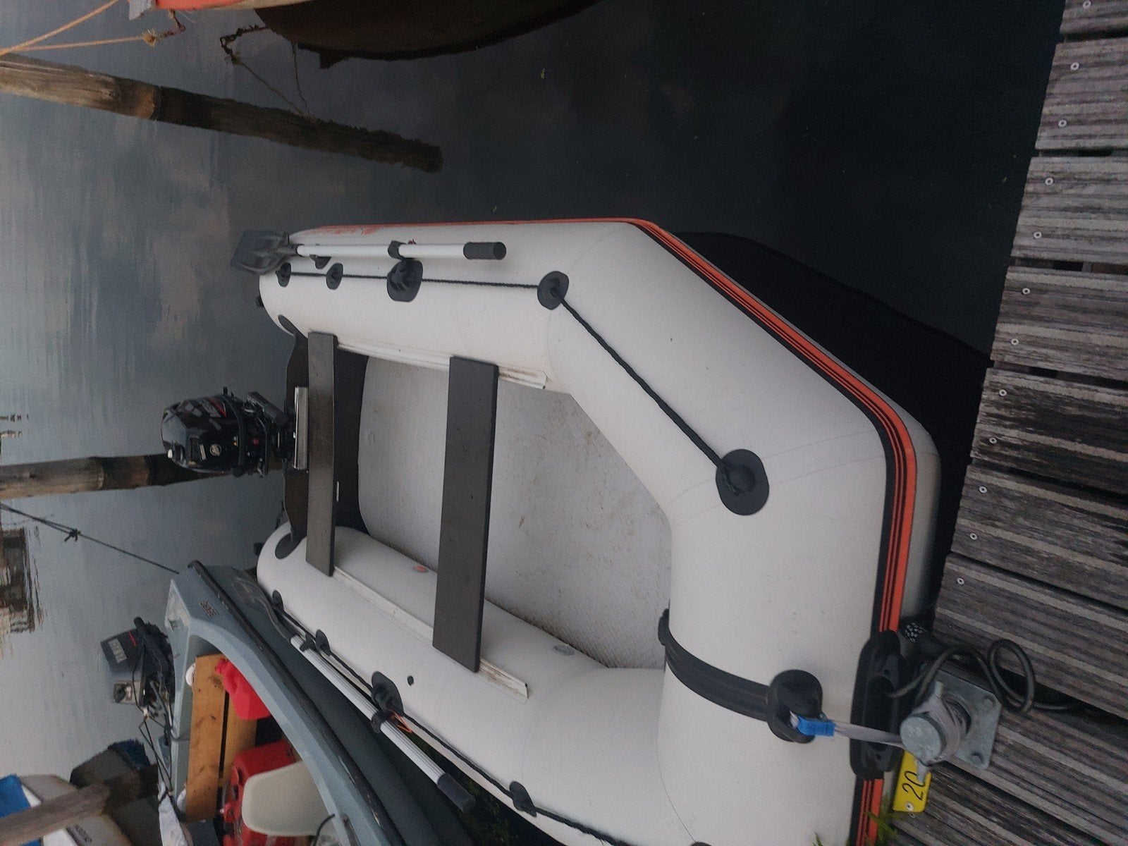 kolibrie boot met 5pk buitenboordmotor, Watersport en Boten, Bootonderdelen, Ophalen, Gebruikt, Overige typen, Motorboot