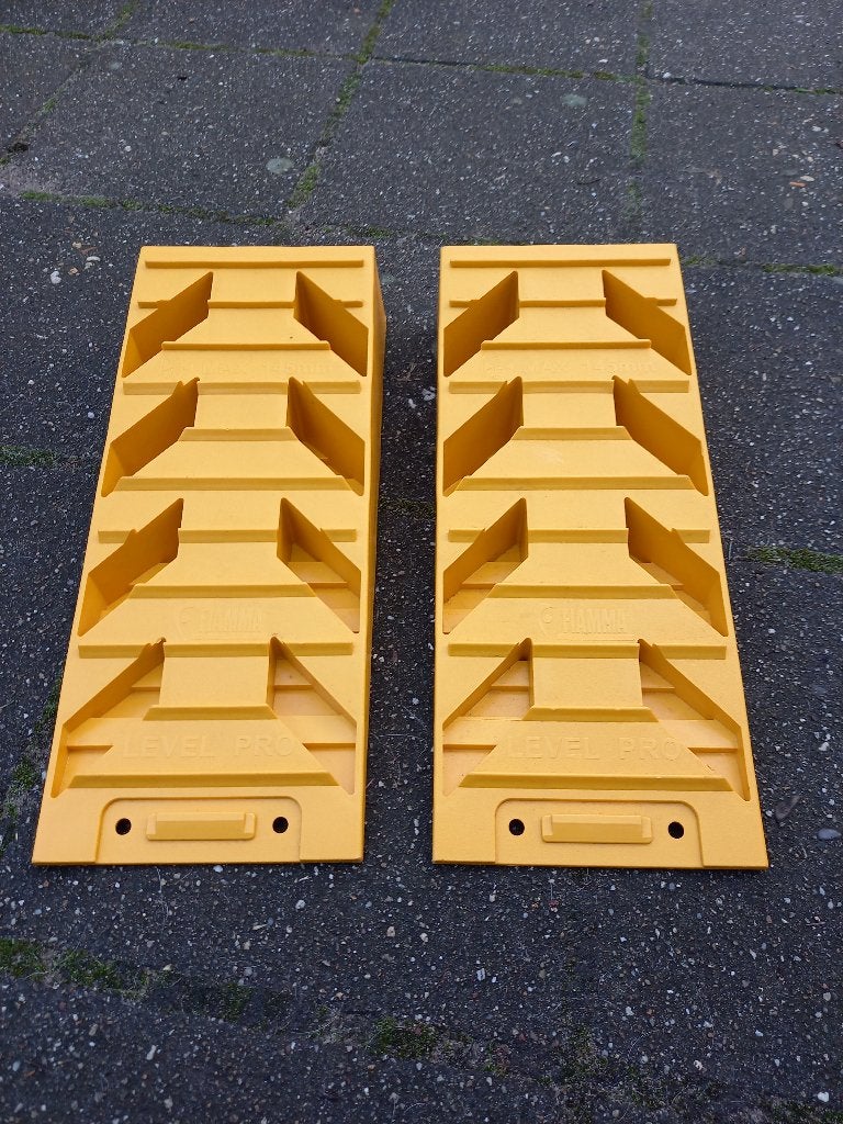 Fiamma Level Pro Oprijbokken, Gebruikt, Onbekend, Ophalen of Verzenden, Onbekend