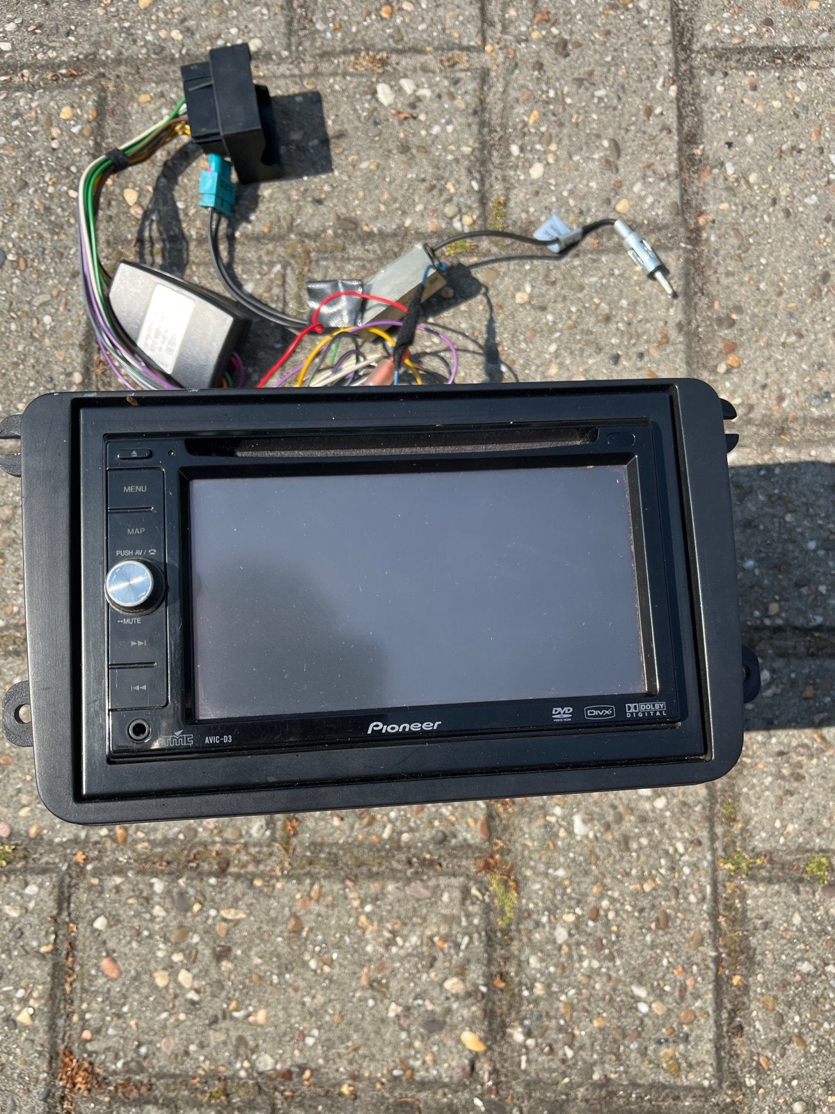 Pioneer AVIC-D3 Navigatiesysteem met DVD-speler, Ophalen, Gebruikt