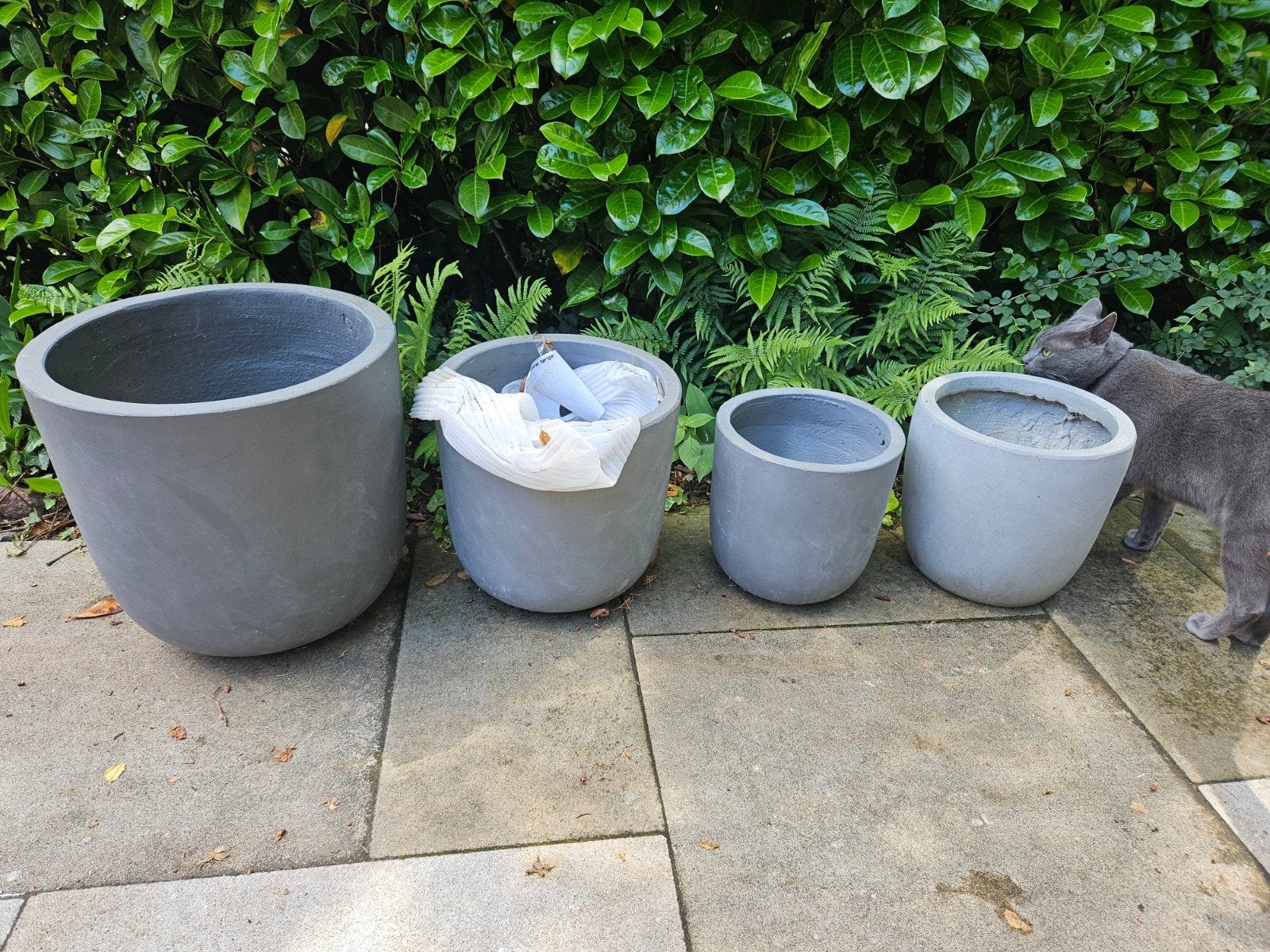 Set buitenpotten intratuin NIEUW, Ophalen, Nieuw, Rond, Minder dan 30 cm