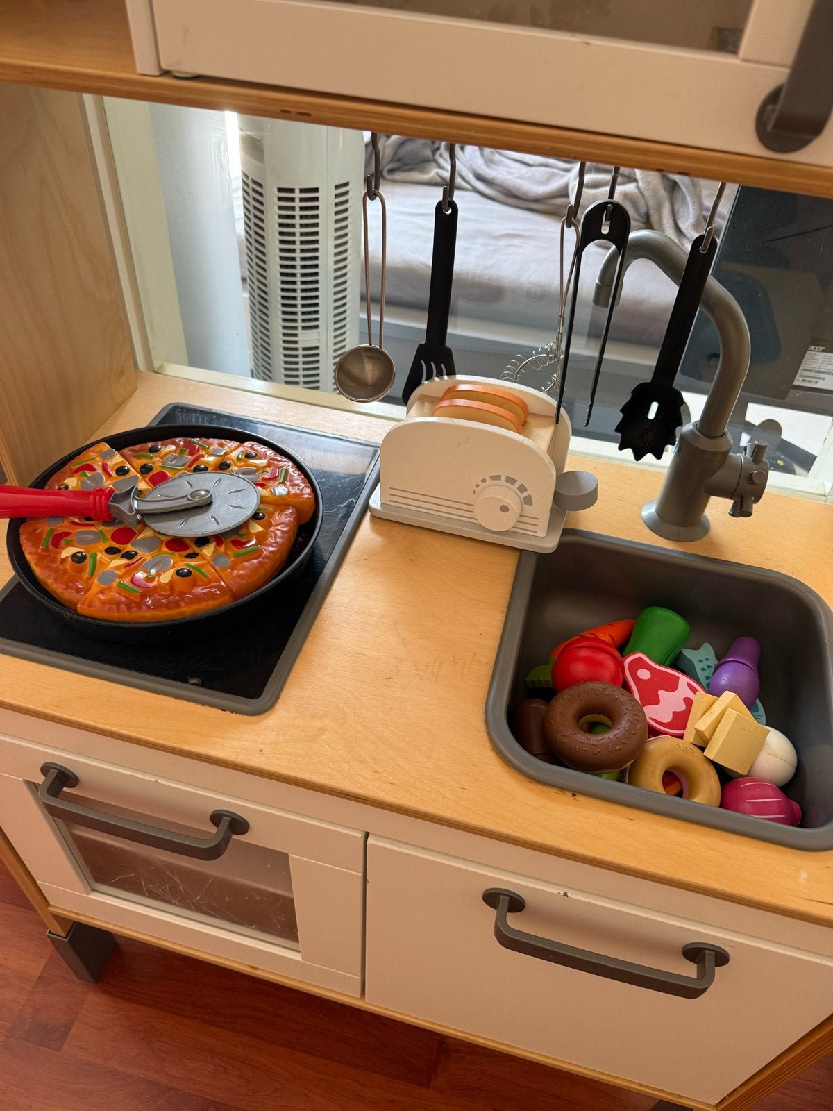 IKEA Speelkeuken met accessoires, Ophalen of Verzenden, Gebruikt, Jongen of Meisje