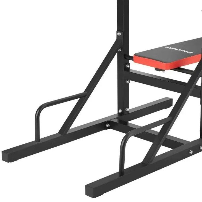 Tectake Krachtstation met halterbank en optrekstang, Ophalen, Benen, Krachtstation, Zo goed als nieuw