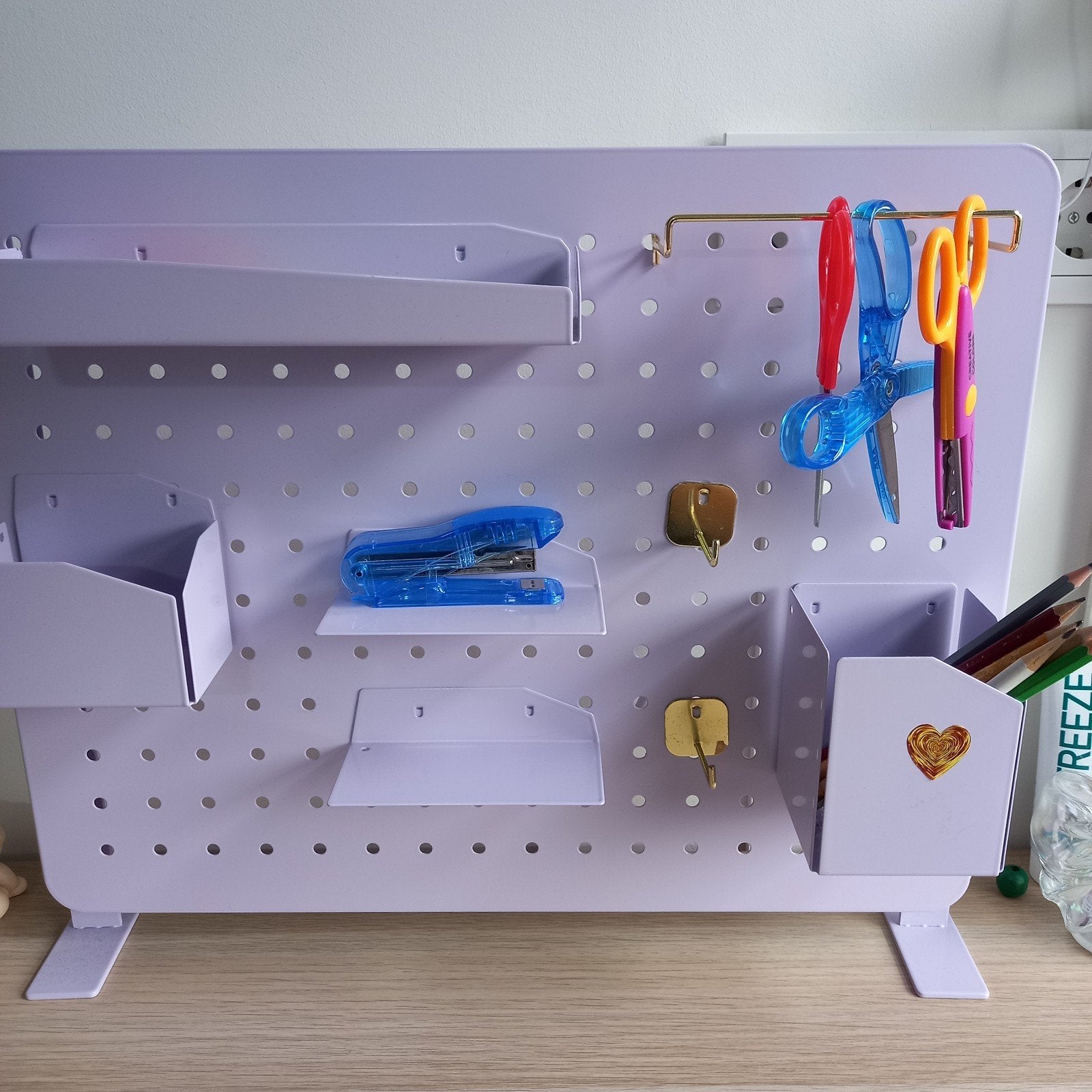 paars desktop organizer, Ophalen, Zo goed als nieuw