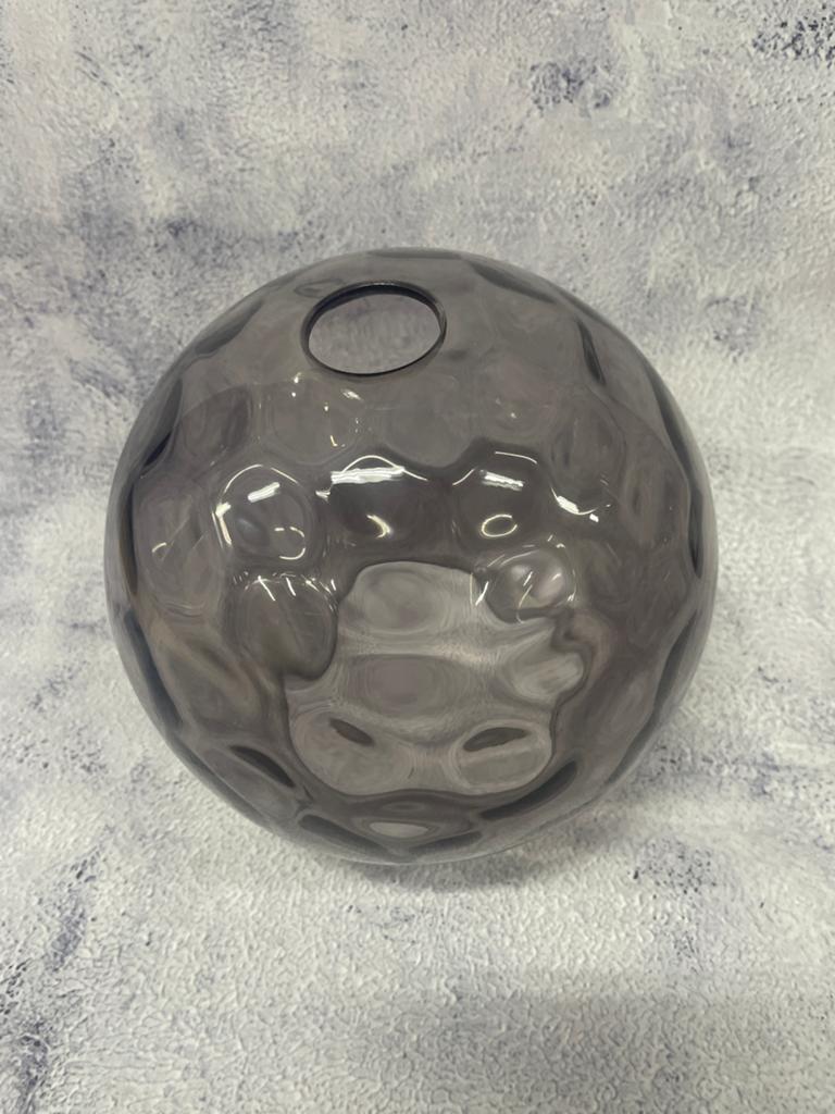 Made Ilaria Hanglamp Glazen Bol Grijs 16 cm, Ophalen of Verzenden, Zo goed als nieuw, Glas, Minder dan 50 cm