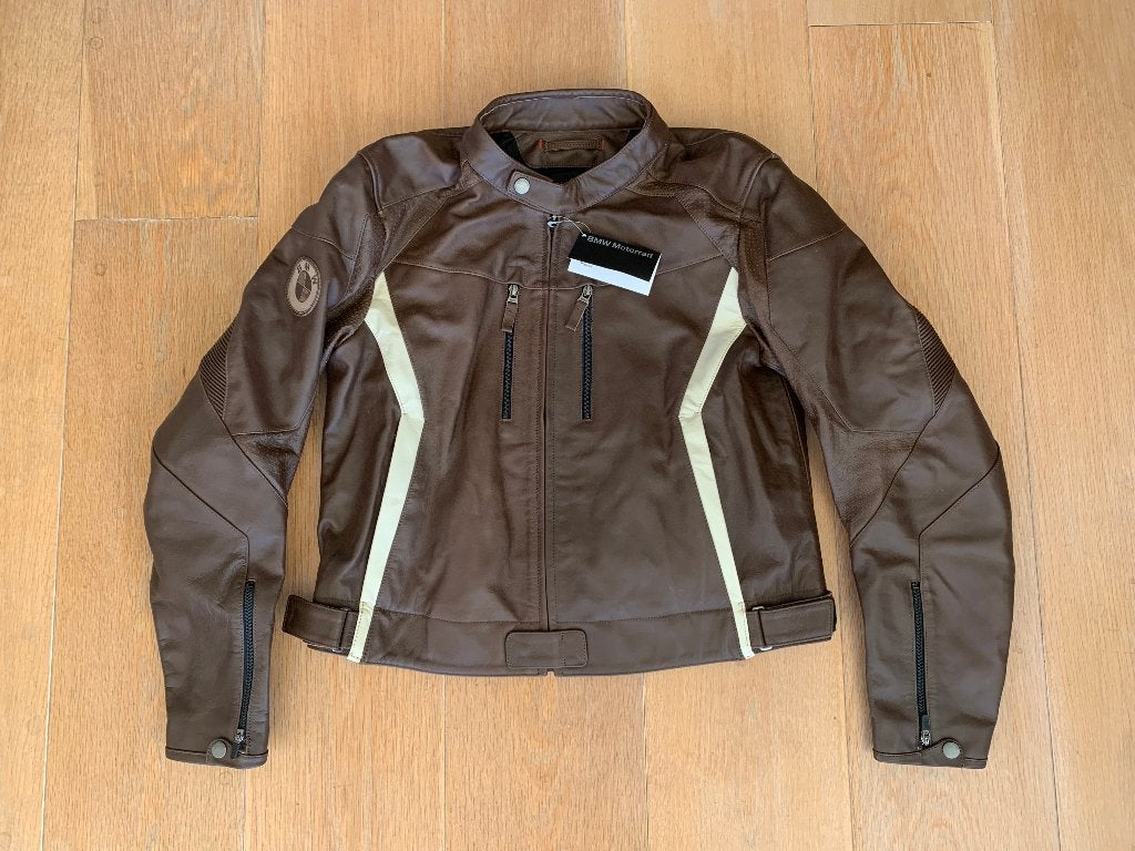 Nieuw leren BMW DoubleR heren motorjack in maat 52 / 54, Motoren, Kleding | Motorkleding, Heren, Jas | leer, Ophalen of Verzenden