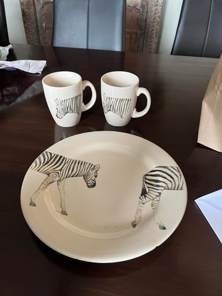 Gezocht: zebra servies van Jet, Antiek en Kunst, Ophalen
