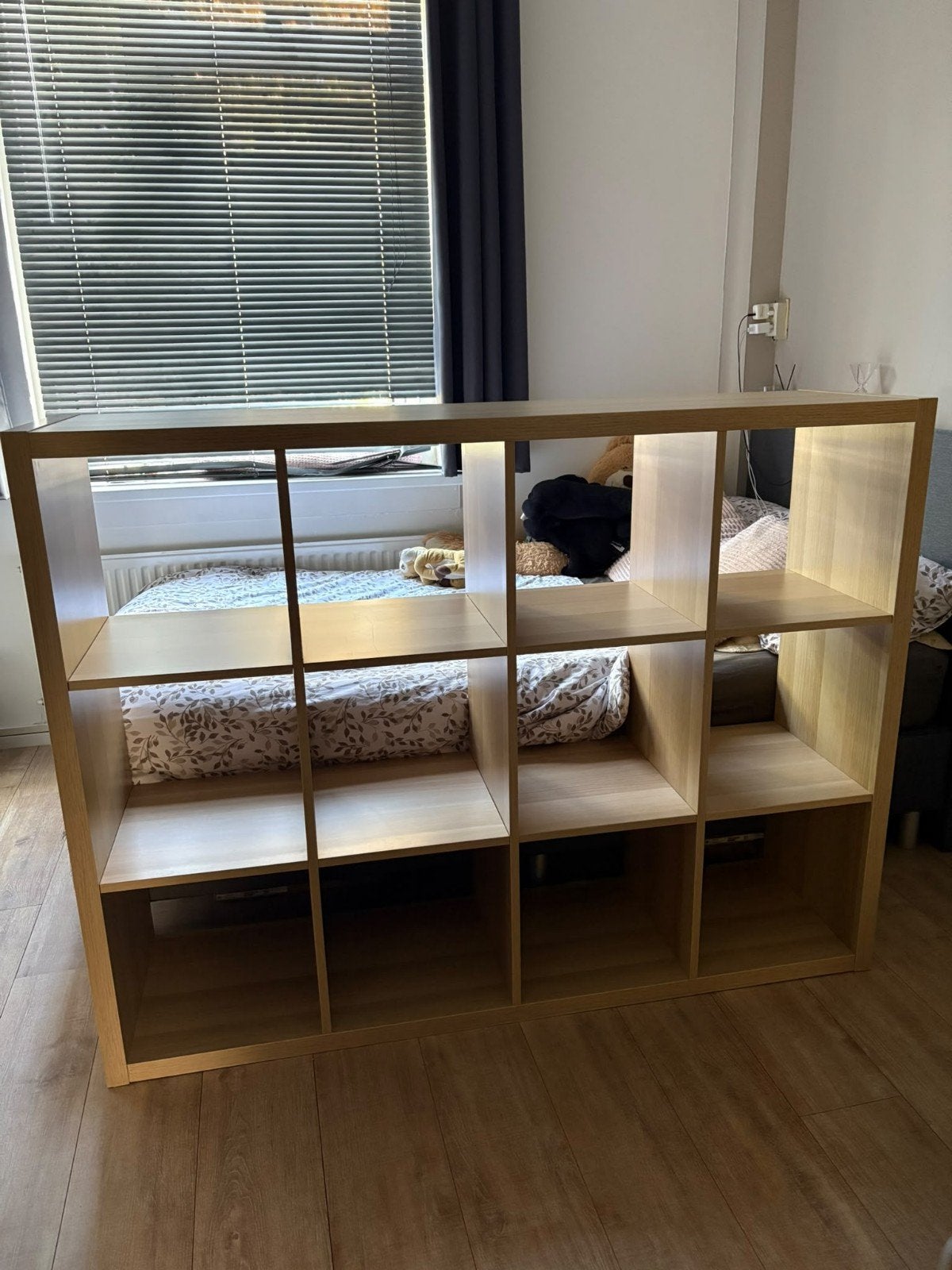 IKEA Kallax Kast 2x6 Vakken - Licht Hout, Ophalen of Verzenden, Zo goed als nieuw