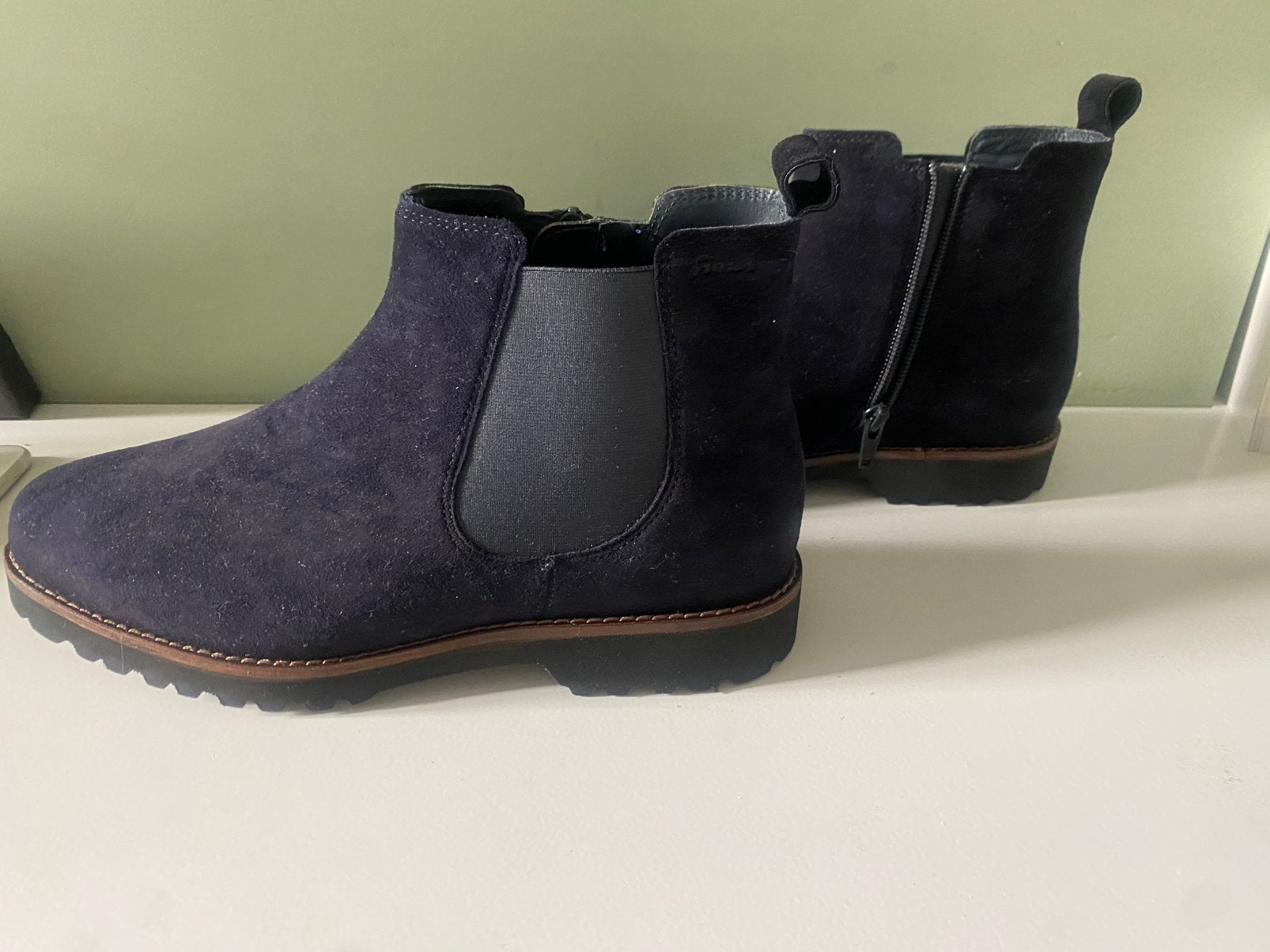 Donkerblauwe Sioux dames schoenen te koop, Blauw, Lage of Enkellaarzen, Nieuw, Ophalen of Verzenden