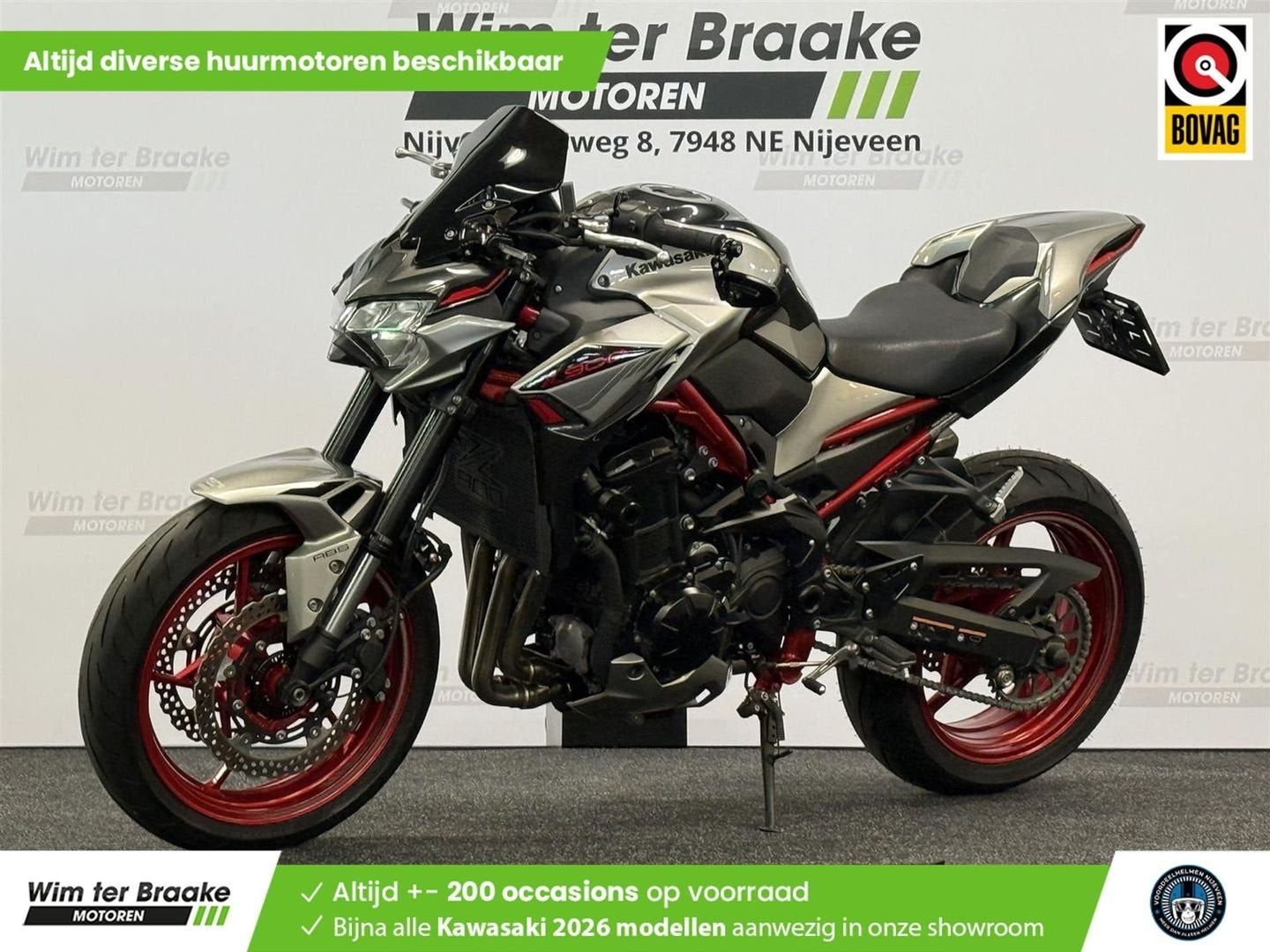 Kawasaki Z 900 ABS Performance (bj 2024) 14,184 km, 4 cilinders, Motorrijbewijs A, 948 cc, Bedrijf