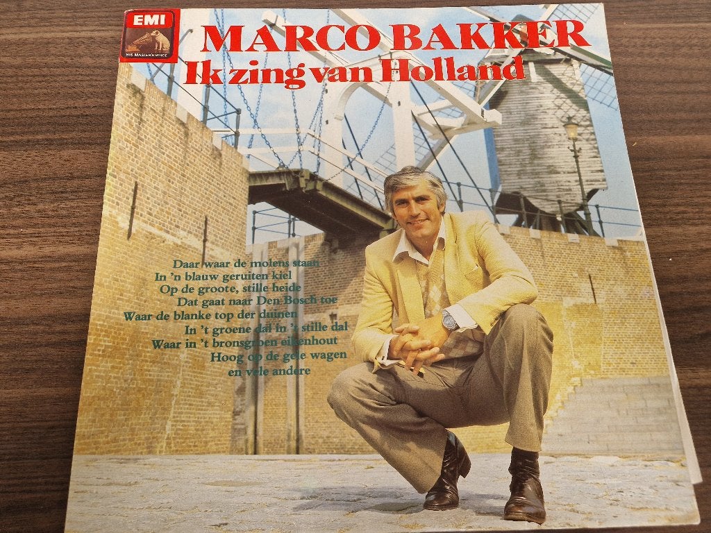 Marco Bakker – Ik Zing Van Holland, Cd's en Dvd's, Vinyl | Nederlandstalig, LP, Overige genres, Ophalen of Verzenden, Zo goed als nieuw