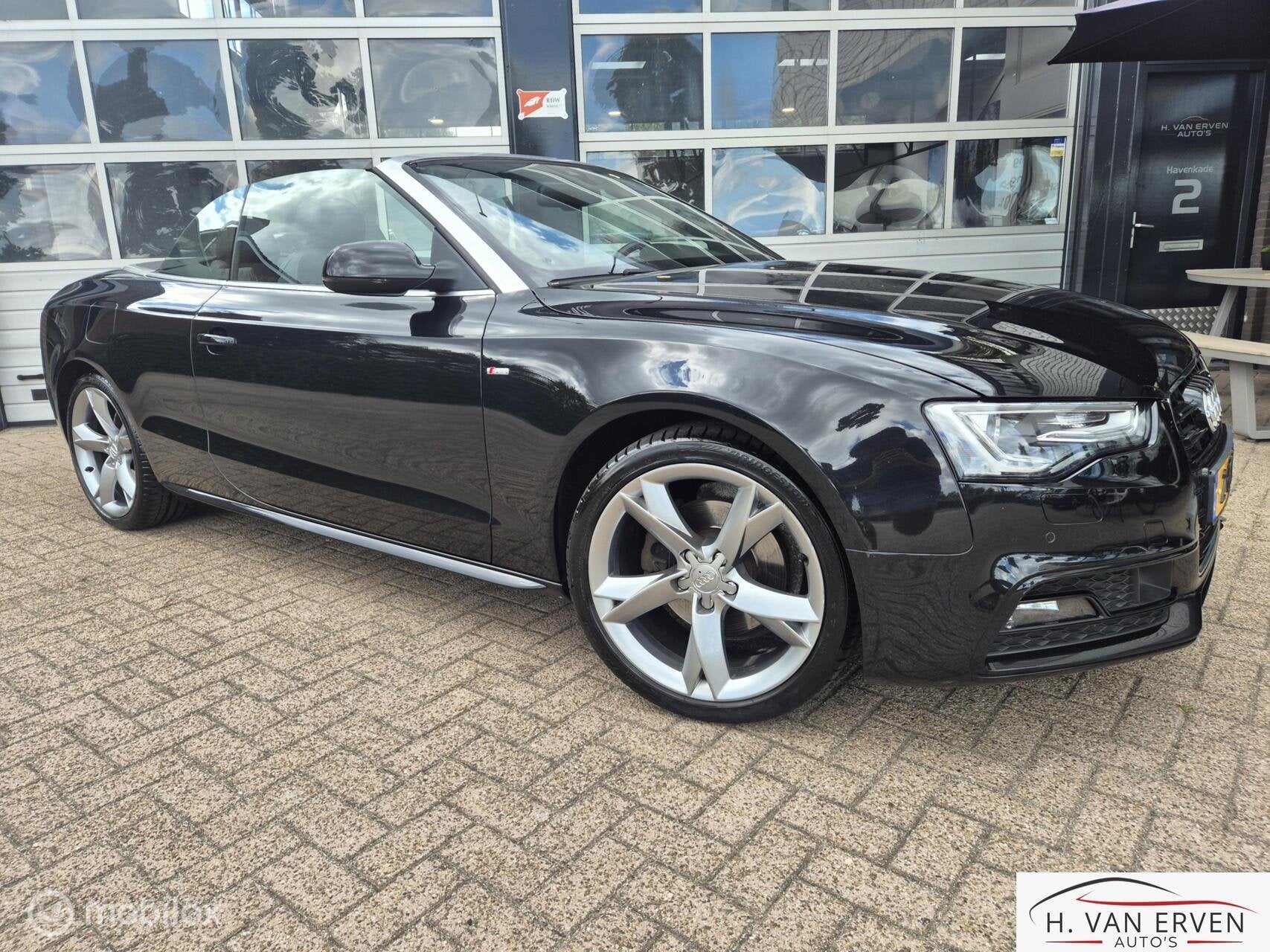 Audi A5 Cabriolet 1.8 TFSI S-LINE AUTOMAAT 19" LEDER NAVI, Auto's, Euro 5, 4 cilinders, Cabriolet, 4 stoelen