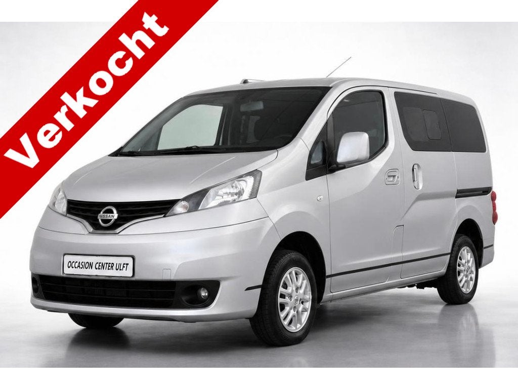 Nissan Evalia NV 200 / ECC / CRUISE CONTR / NAVIGATIE CAMERA, Voorwielaandrijving, Stof, Gebruikt, Met garantie (alle)