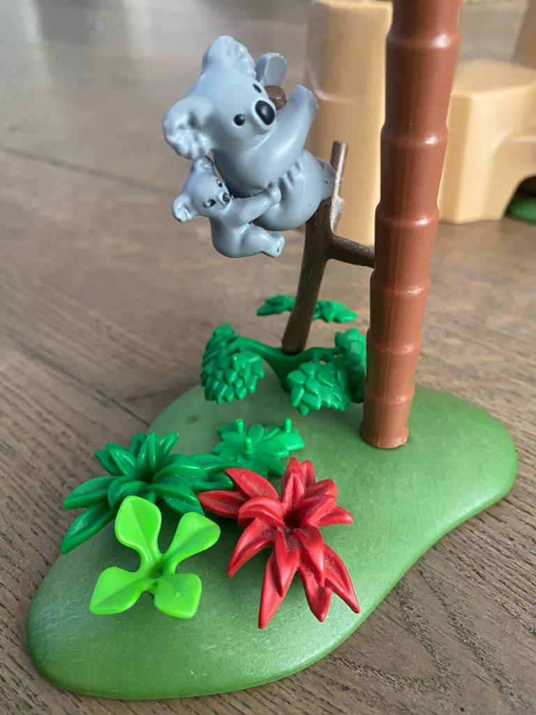 Playmobil Koala's met boom en planten, Kinderen en Baby's, Speelgoed | Playmobil, Ophalen of Verzenden, Gebruikt