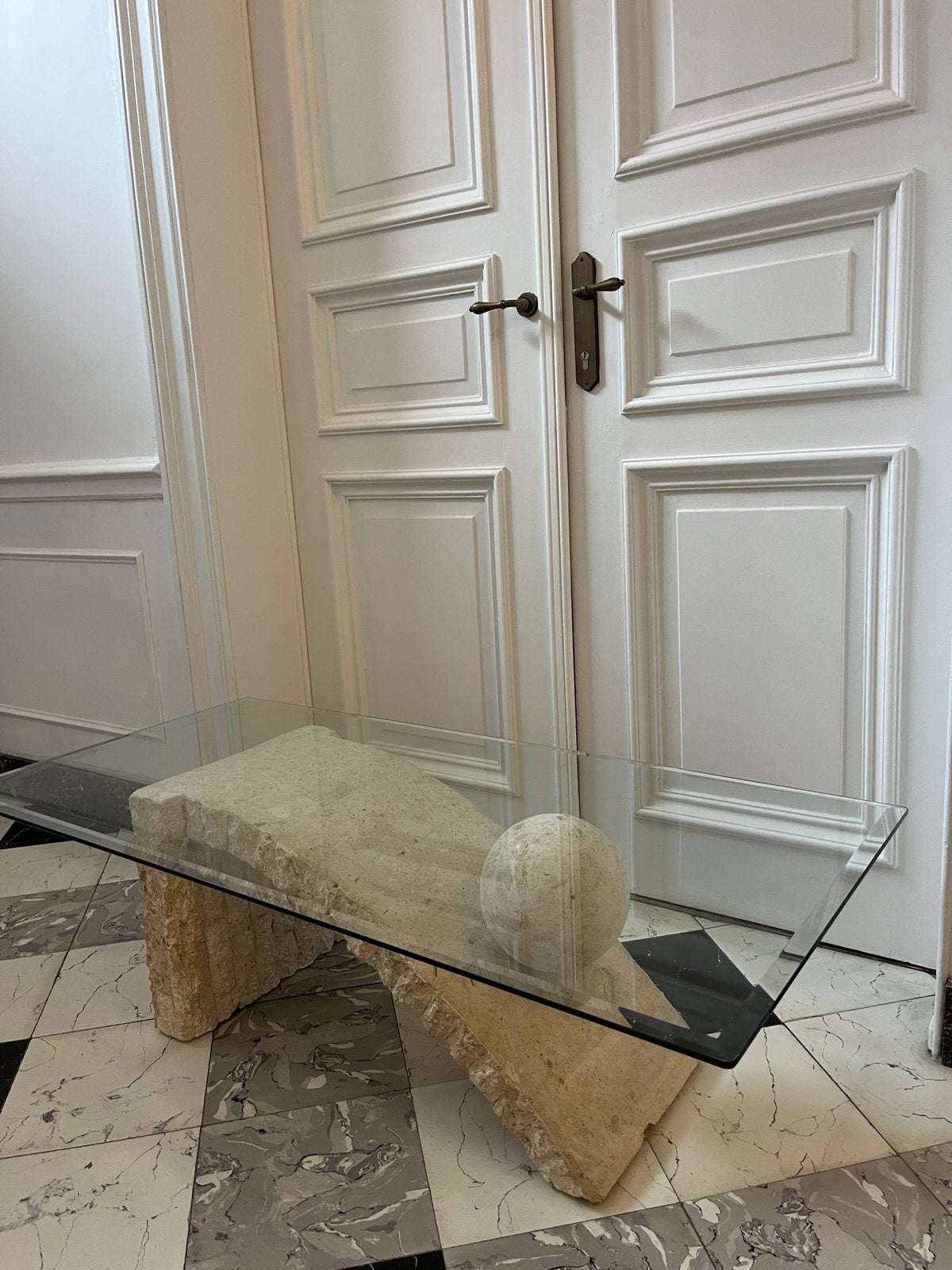 Design salontafel Magnussen Ponte, Ophalen, 100 tot 150 cm, 50 tot 100 cm, Zo goed als nieuw