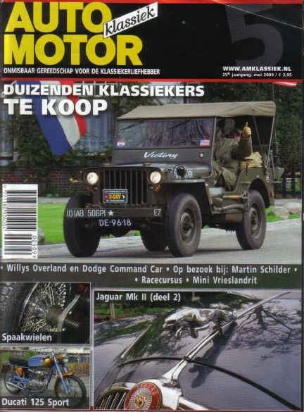 AMK 5 2009 : Jaguar Mk2 - Willys Jeep - Ducati 125 Sport, Ophalen of Verzenden, Gelezen, Algemeen