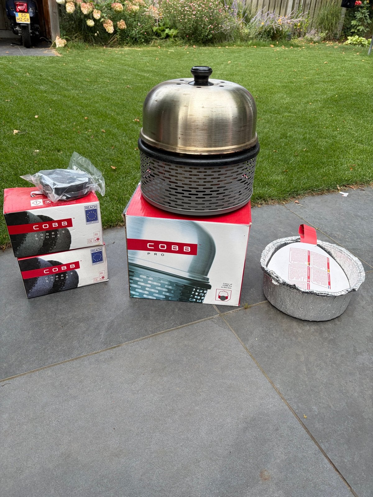 COBB Pro Barbecue met accessoires - Zo goed als nieuw, Ophalen of Verzenden, Zo goed als nieuw