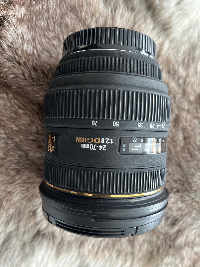 Sigma 24-70mm F2.8 IF aex DG, Audio, Tv en Foto, Fotografie | Lenzen en Objectieven, Ophalen of Verzenden, Gebruikt, Groothoeklens