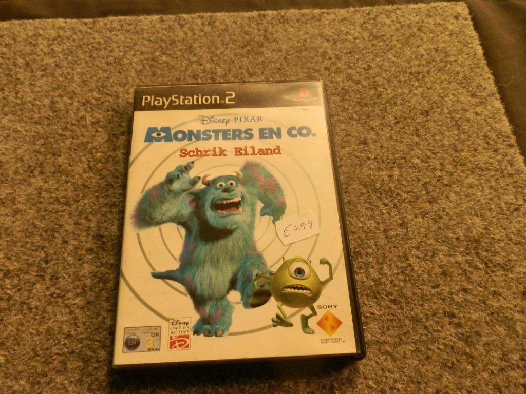Ps2 spel Monster en co, Spelcomputers en Games, Avontuur en Actie, Online, Gebruikt, 1 speler